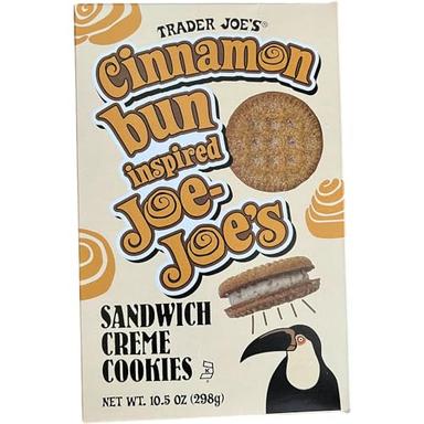 Trader Joe's Cinnamon Bun Inspired Joe Joe's Sandwich Creme Cookies, 10.5 oz (Pack of 1) image