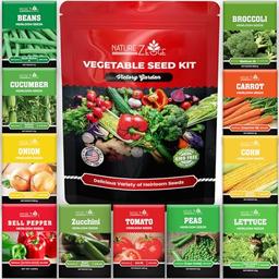 11 Heirloom Seeds for Planting Vegetables and Fruits, 4800 Survival Seed Vault and Doomsday Prepping Supplies, Gardening Seeds Variety Pack, Vegetable Seeds for Planting Home Garden Non GMO… image