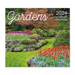 Gardens 2024 Full Size Wall Calendar for Planning, Scheduling, and Organizing image