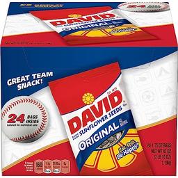 David Original Sunflower Seeds, 1.75 Ounce (24 Count) image