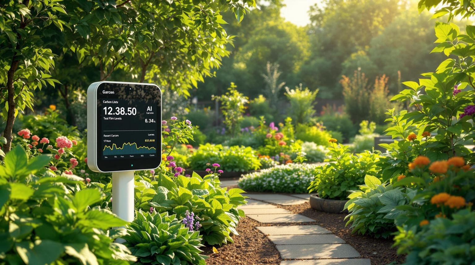 AI Tools for Carbon Sequestration in Gardens