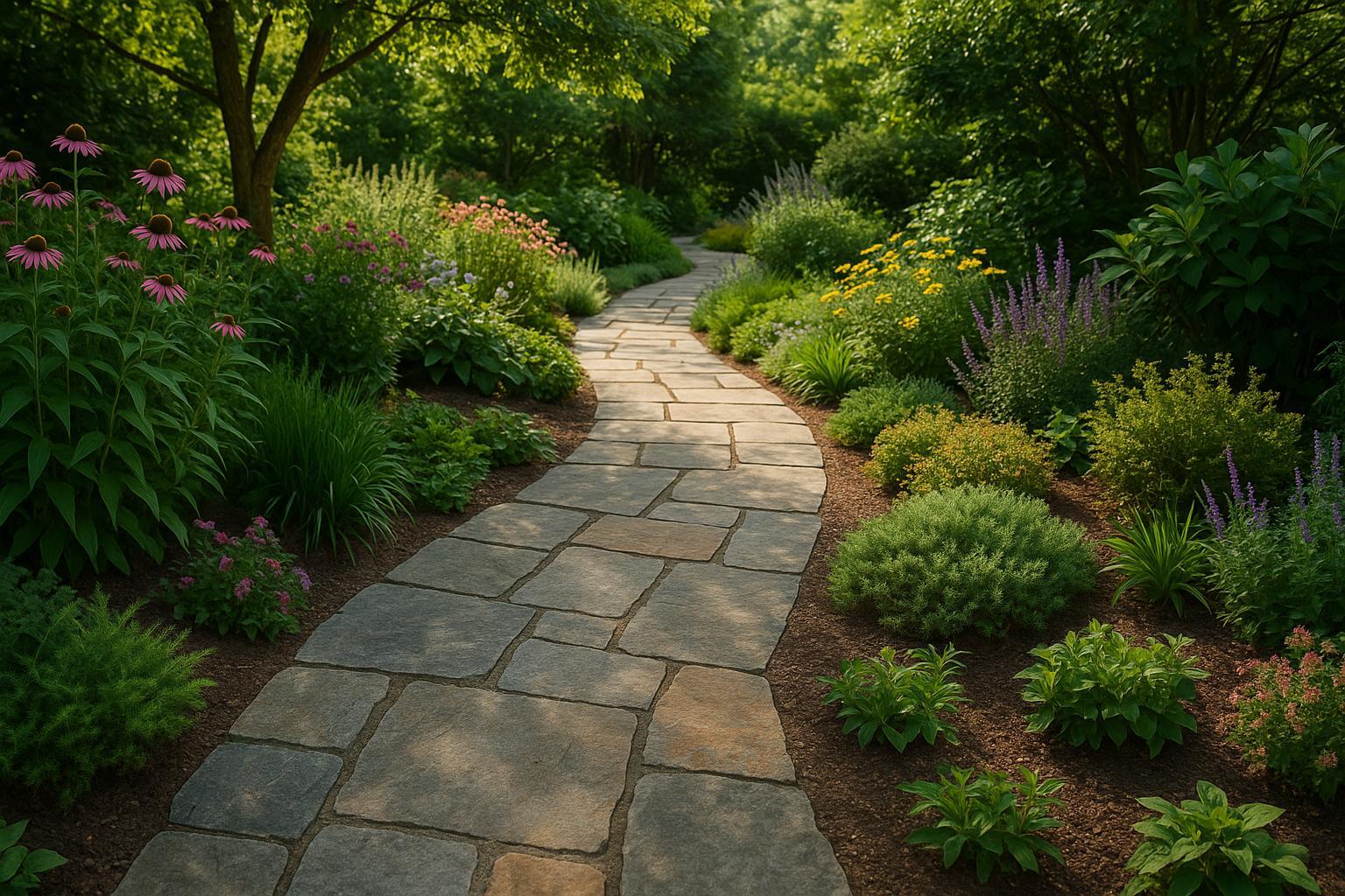 Natural Stone Pavers: Benefits for Garden Paths
