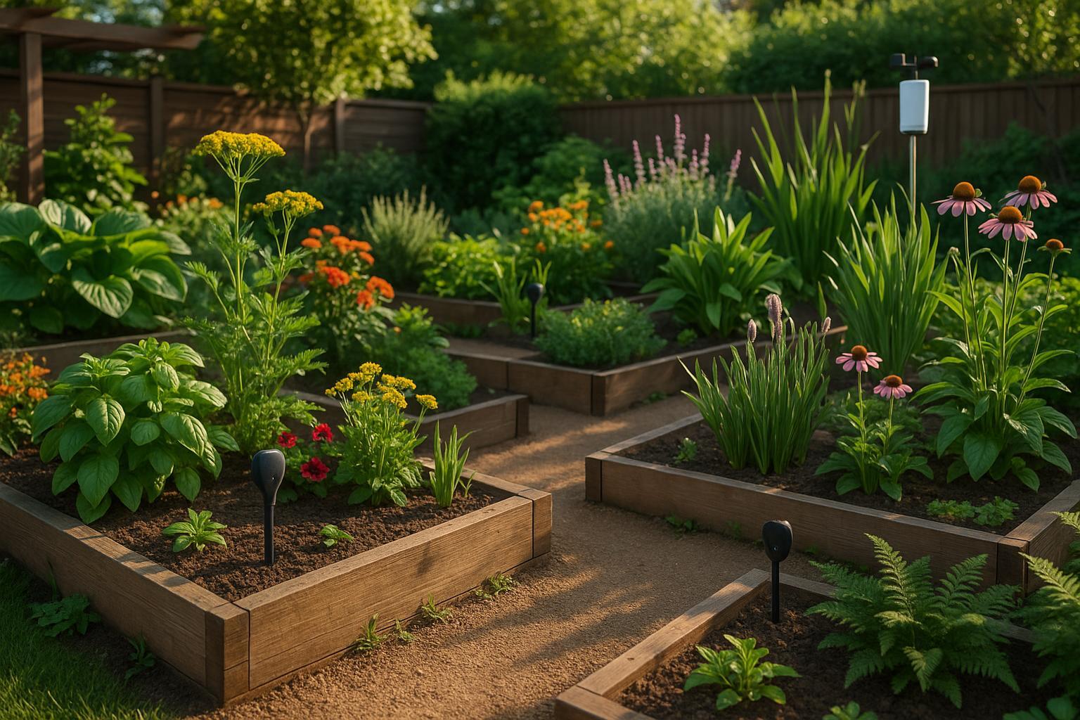 AI Data Analytics for Climate-Resilient Gardens