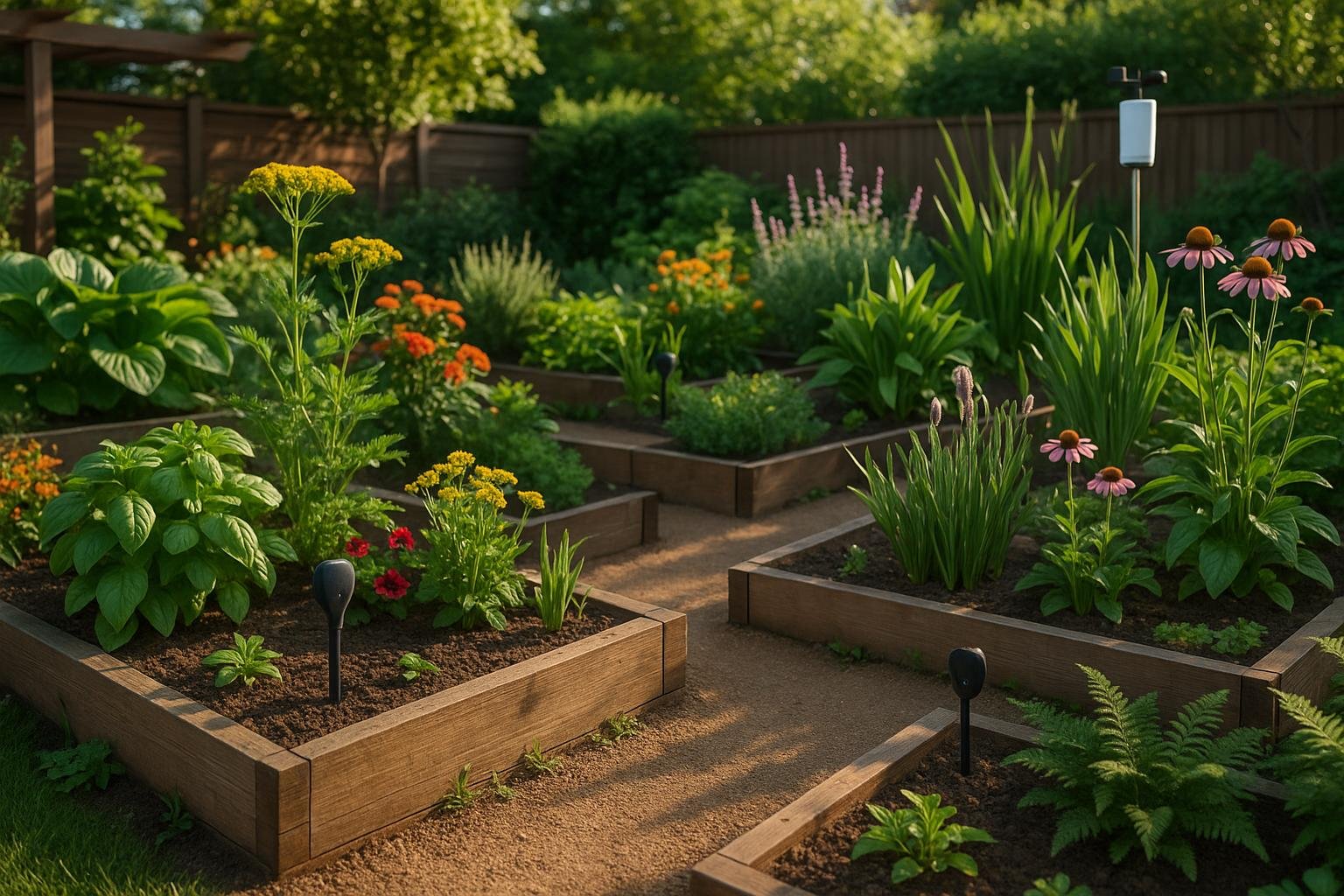 AI Data Analytics for Climate-Resilient Gardens