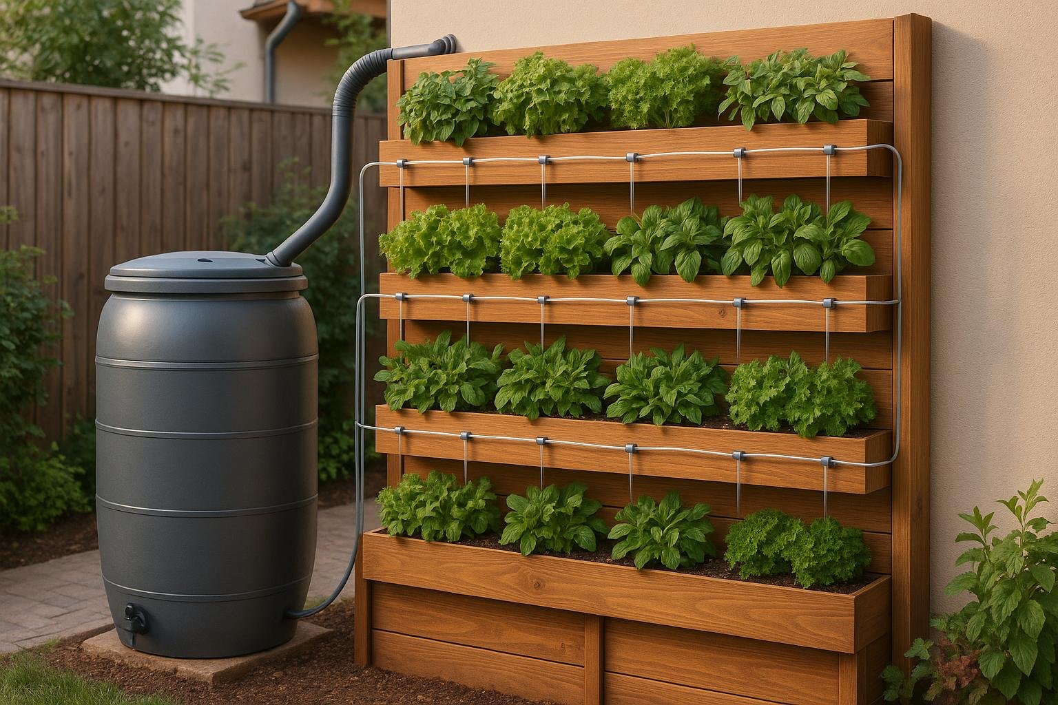 DIY Rainwater Systems for Vertical Gardens