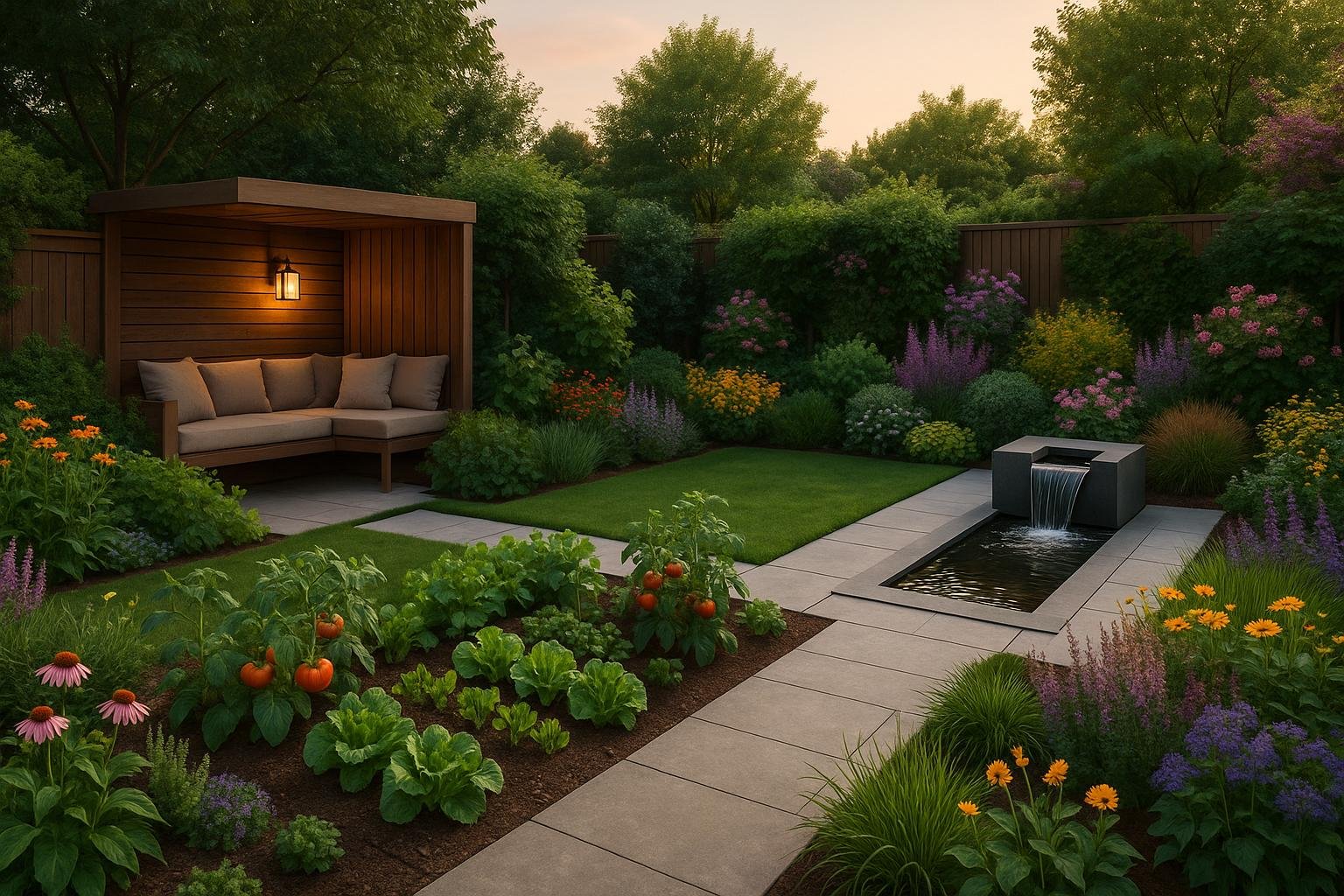 AI in Garden Design: Optimizing Multi-Use Spaces