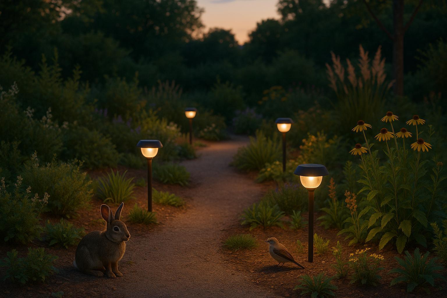 Solar Lighting and Wildlife-Friendly Gardens
