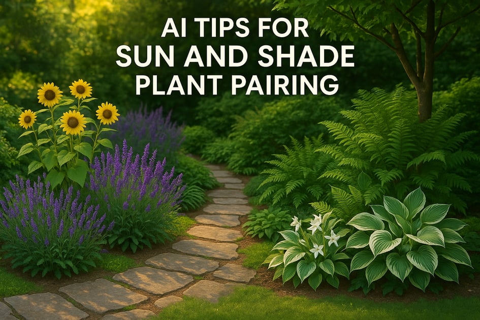 AI Tips for Sun and Shade Plant Pairing