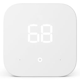 Amazon Smart Thermostat – Save money and energy - Works with Alexa and Ring - C-wire required image