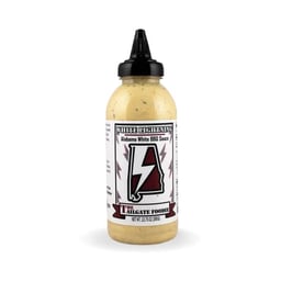 The Tailgate Foodie's | White Lightning Alabama White Barbecue Sauce | Small Batch BBQ perfect for Grilling, Smoking, or Cooking | Wings, Chicken, Beef, Pork, and Seafood | 13.75 oz. Squeeze Bottle image