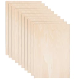 Lulu Home Unfinished Basswood Sheets, Basswood Plywood Sheets for Crafts, 2mm Basswood Sheet, 10 PCS image