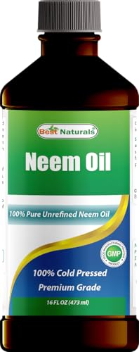 Best Naturals 100% Pure Neem Oil, 100% Cold Pressed and Unrefined - 16 OZ (1 Bottle) image