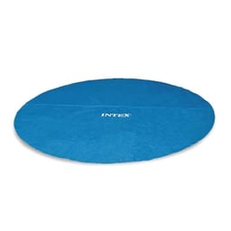 INTEX 28013E Solar Pool Cover: for 15ft Round Easy Set and Metal Frame Pools – Insulates Pool Water – Reduces Water Evaporation – Keeps Debris Out – Reduces Chemical Consumption image