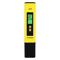 VIVOSUN Digital pH Meter, 0.01pH High Accuracy Pen Type pH Tester for Hydroponics, Household Drinking, Pool and Aquarium, UL Certified image