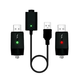 Smart USB Thread Charger - 3 PCS Portable USB Charger Thread with Intelligent Overcharge Protection and LED Indicator, for Touch Screen Pen, 510 Theard Core Charger image