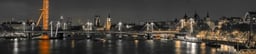 Panoramic view of London skyline over River Thames 10x2 UnFramed Art Print Poster Ready for Framing by Frank, Assaf image