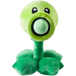 JHESAO 8" Plants and Peashooter Zombies Plush Toys PVZ 1 2 Stuffed Soft Doll Ball Pea Toy New image