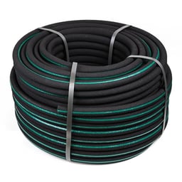 Bulk Soaker Hose - 5/8" ID Recycled Rubber Soaker Hose - 250 ft of 5/8" ID Bulk Soaker Hose with No Ends - Durable and Efficient Garden Watering System for Lawn, Plants, and Raised Beds image