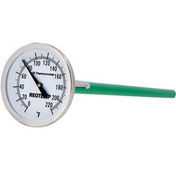 REOTEMP K82-3 Soil Thermometer, 7 Inch Stem, Waterproof, for Seeding and Transplanting Garden Temperature Measurement, 0-220 Fahrenheit image