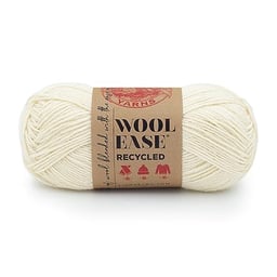 Lion Brand Yarn Wool-Ease Recycled Yarn, 1 Pack, Cream image