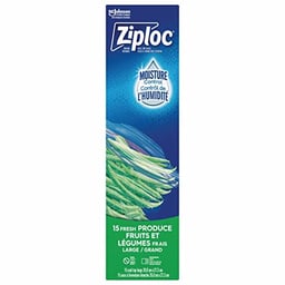 Ziploc Fresh Produce Bags Large - 15 Count image