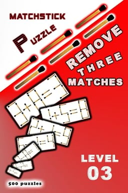 Matchstick puzzle Remove three matches: level 03 image