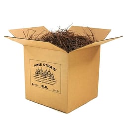 Home and Country USA Premium 8 Pounds Pine Straw Mulch for Landscaping, Organic Material Made from Authentic Pine Needles Ideal for Gardening, Soil Moisture Retention. image