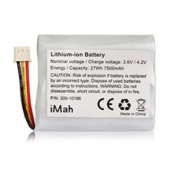 Replacement 300-10186 Lithium-ion Battery 3.6V/4.2V for ADT Command Smart Security Panel ADT5AIO-1 ADT5AIO-2 ADT5AIO-3 ADT7AIO-1 Honeywell ADT2X16AIO-1 ADT2X16AIO-2 image