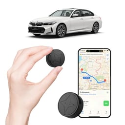 Mini GPS Tracker for Vehicles,No Subscription,GPS Strong Magnetic Vehicle Anti-Lost Tracker,Smallest Real Time Anti-Theft Micro Tracking Device,with Free App Real-time Positioning.for Vehicles image