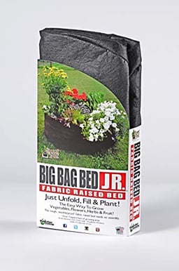 Smart Pots 12050 Big Bag Bed Fabric Raised Planting Bed, Junior , Black image