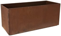 Nice Planter Corten Steel Trough Planter, 16" x 46" x 16" image