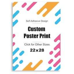 Custom High-Resolution Poster Prints,Upload Your Image Photo,Personalized Photo to Poster Printing, Self-Adhesive,Odorless,Durable and Waterproof, Home Decor Wall Art Prints(Unframed,22×28) image