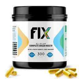 Fix The 16-in-1 Complete Health Supplement - Organ Support for Liver, Heart, and Kidney - Non-GMO, Vegan Formula for Holistic Well-Being - 30 Servings Per Container image