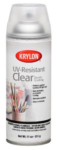 Krylon K01305 Gallery Series Artist and Clear Coatings Aerosol, 11-Ounce, UV-Resistant Clear Gloss image