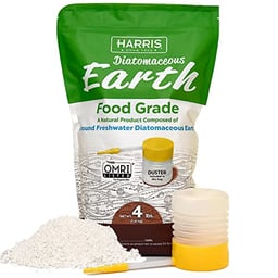 Harris Diatomaceous Earth Food Grade, 4lb with Powder Duster Included in The Bag image