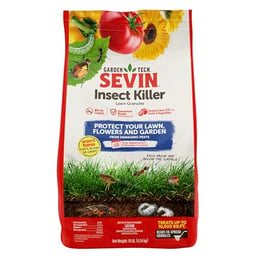 Sevin 100530128 GardenTech Insect Killer Lawn Granules, 10 Pound, White image